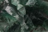 Green Cubic Fluorite Crystal Cluster - China #146957-2